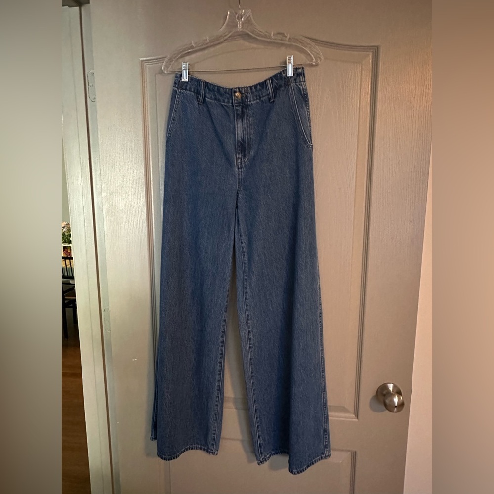Madewell wide sweep jeans